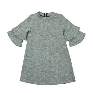 Kidpik Girls Grey Dress size: 5-6 Years